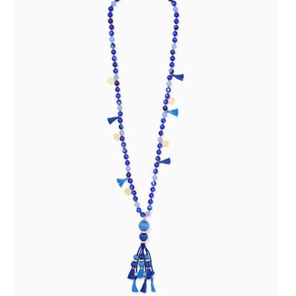 kate spade Jewelry - Kate Spade Poms & Tassel Necklace